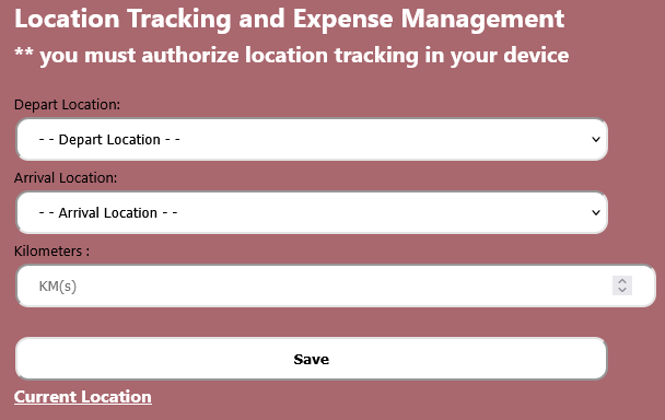 Expense Tracking